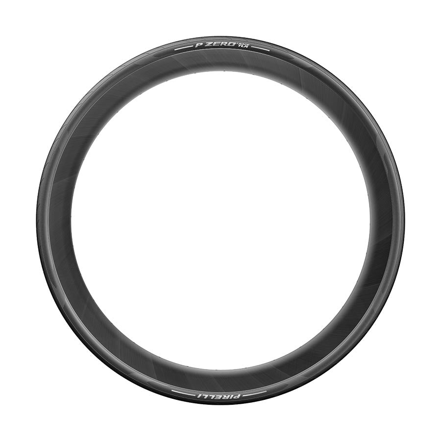 Pirelli PZero Race TLR road tire, 700x26c, folding tubeless-ready, black, made in Italy, for high-performance cycling.
