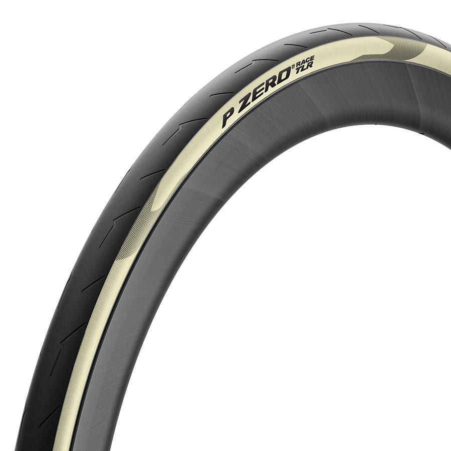 Pirelli PZero Race TLR road tires, 700x26c, folding tubeless-ready, black, made in Italy, high-performance cycling tires.