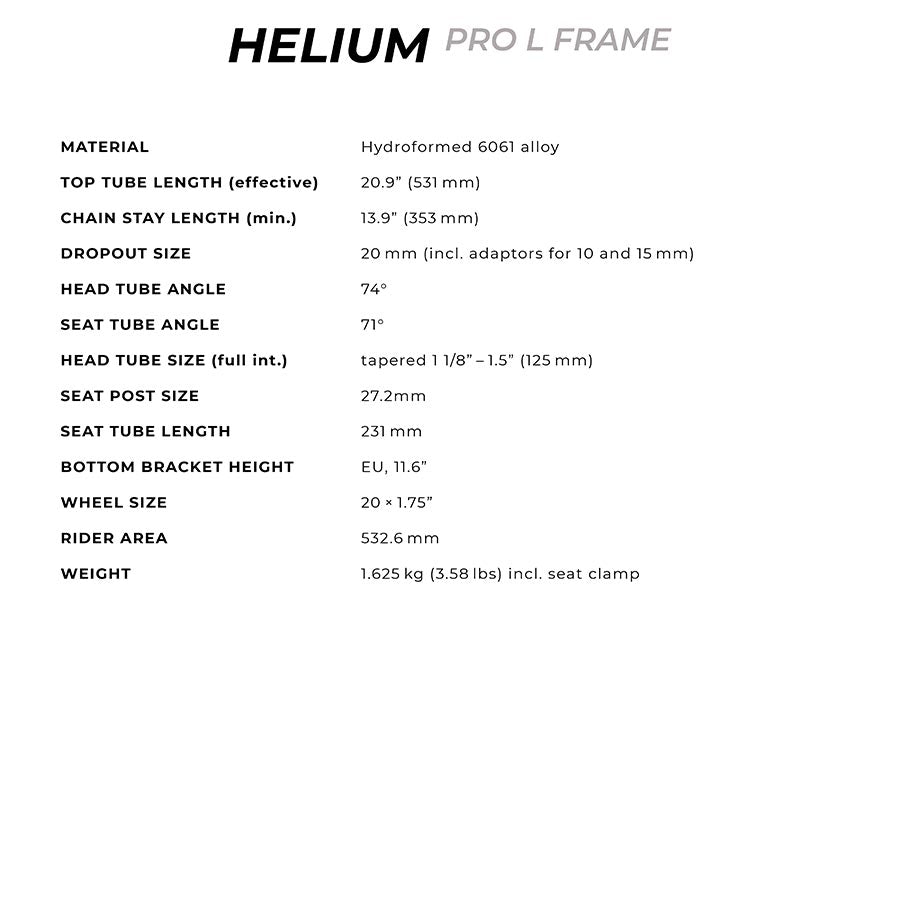 Radio Raceline, Helium Pro L, Black, 20.9''