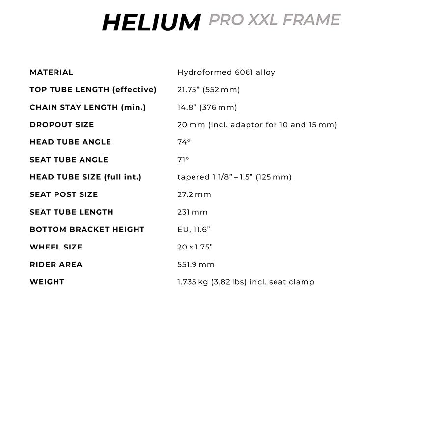 Radio Raceline, Helium Pro XXL, Black, 21.75''