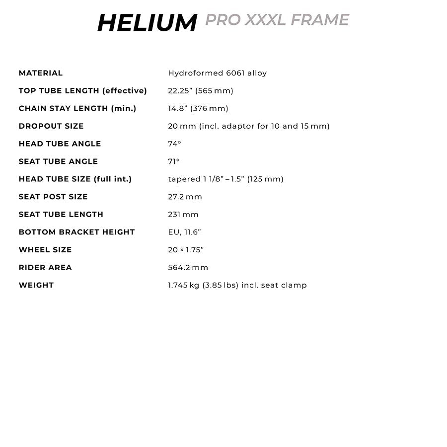 Radio Raceline, Helium Pro XXXL, Black, 22.25''