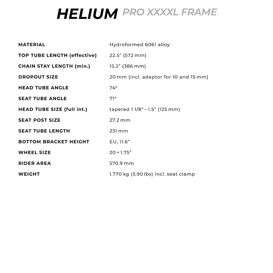 Radio Raceline, Helium Pro XXXXL, Black, 22.5''