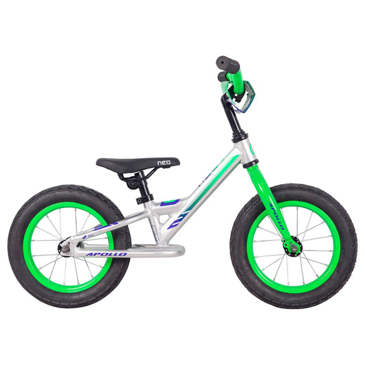 Balance Bike Radius Neo Jr (Silver/green) - MetroCycle