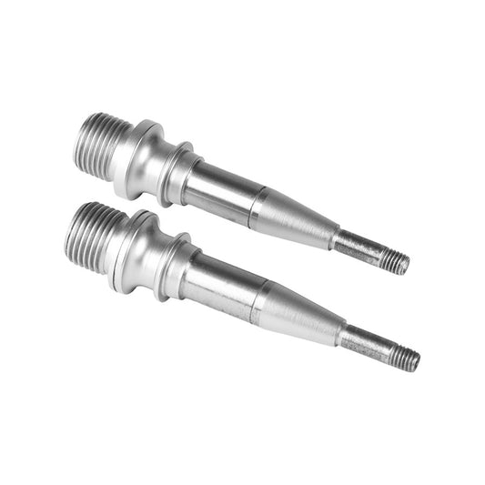 Renthal Revo-TRC Axle Kit for pedal parts and accessories, shown with metal components and packaging.