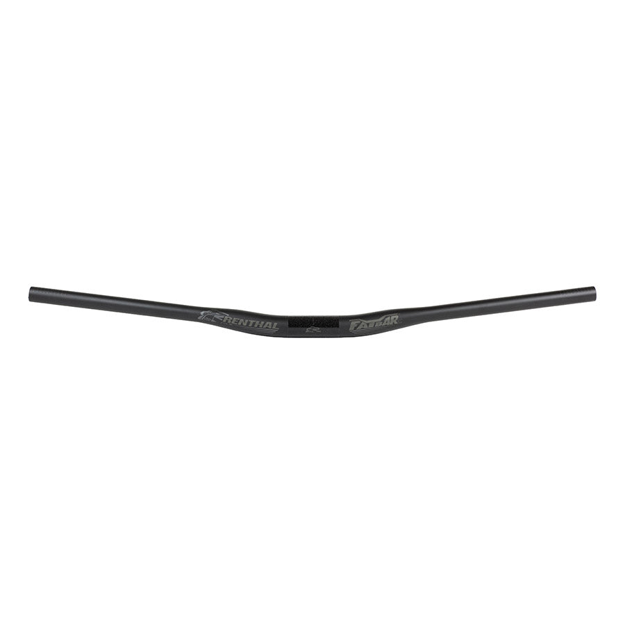 Renthal V3 Fatbar Carbon 35 MTB handlebars in black, lightweight and durable for mountain biking.
