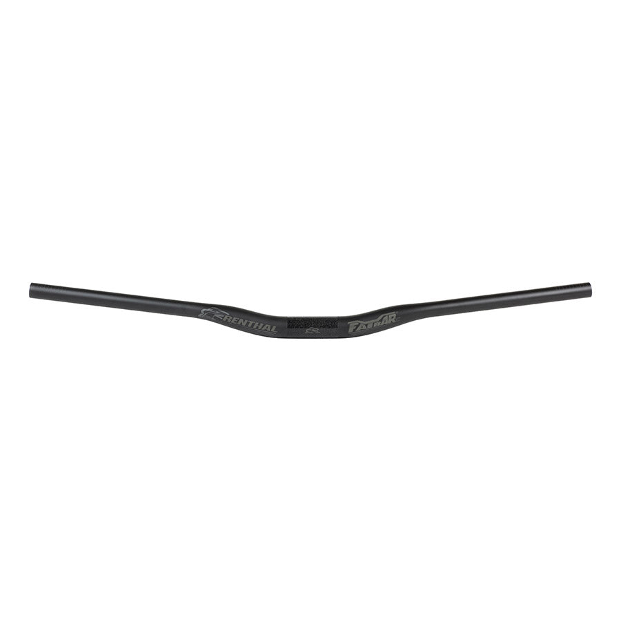 Renthal V3 Fatbar Carbon 35 MTB handlebars in black with 10mm rise, lightweight and durable for mountain biking.