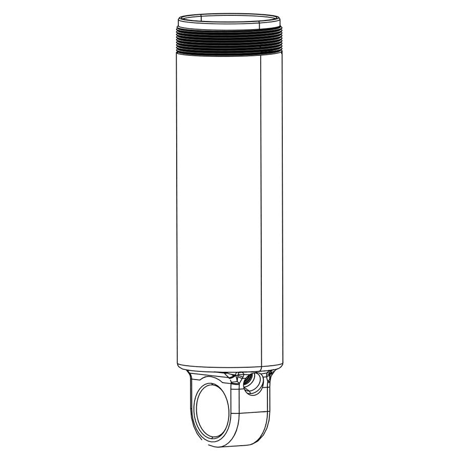 RockShox Deluxe and Super Deluxe Damper Body IFP shock repair parts, standard eyelet, 40mm, for mountain bike suspension shocks.