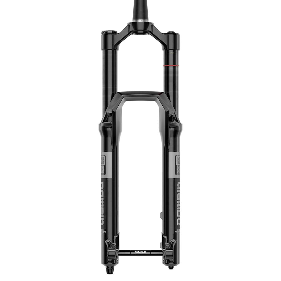 RockShox Domain Gold C1 suspension forks in black with 27.5 inch wheels, 180mm travel, 15x110mm TA, 44mm rake, mountain bike component