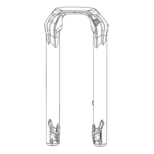 RockShox, Lower Leg for BoXXer Ult Red, 11.4018.091.007