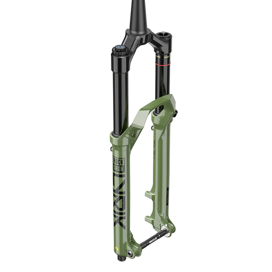 RockShox Lyrik Ultimate RC2 D1 suspension fork with 160mm travel, black finish, 1.1/8-1.5 tapered steerer, 15x110mm thru-axle