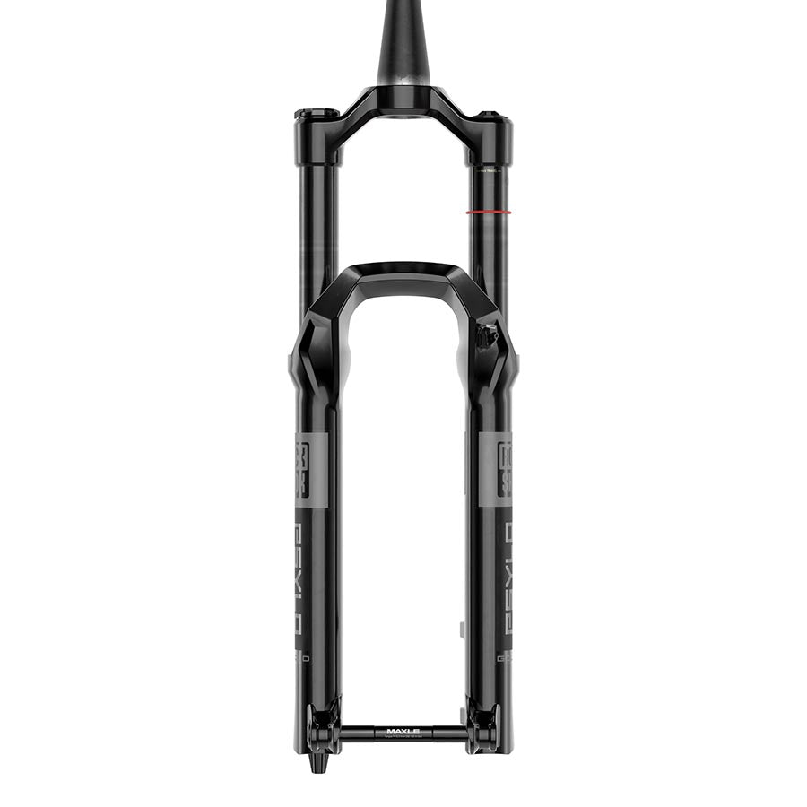 RockShox Psylo Gold A1 suspension forks for mountain bikes, 27.5 inch, 130mm travel, black with 44mm offset.