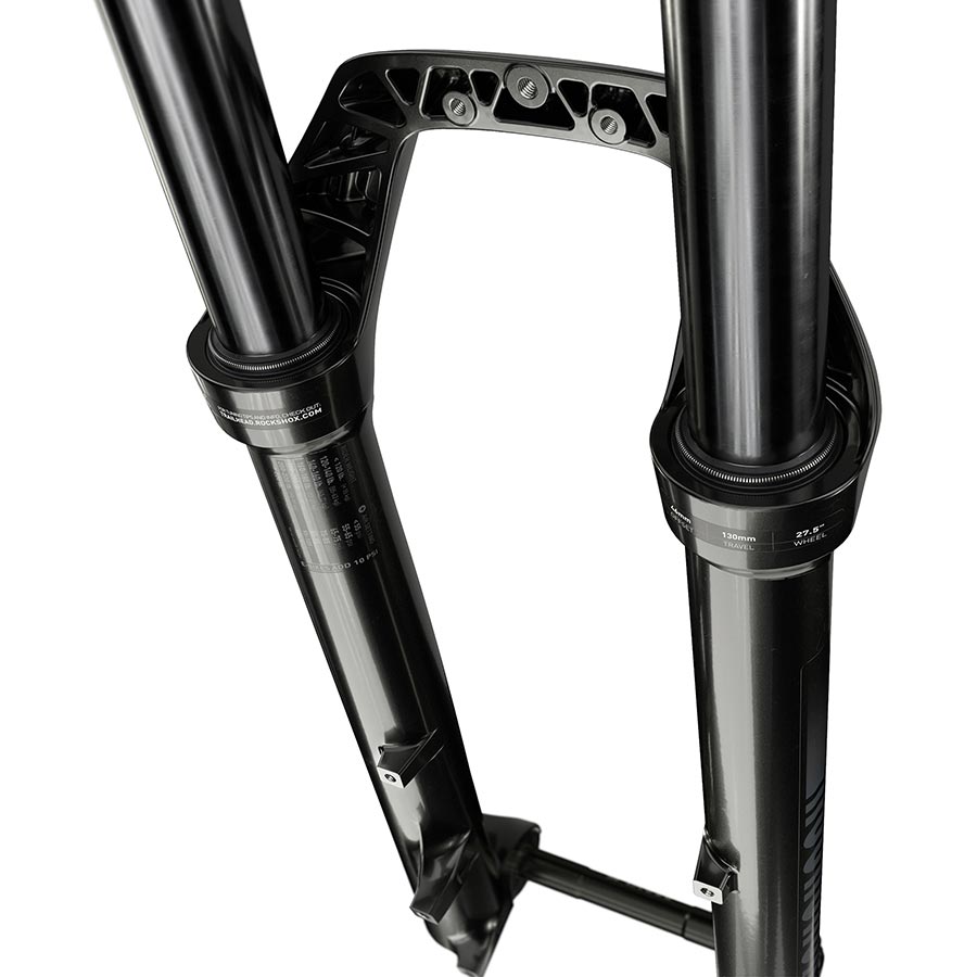 RockShox Recon Silver RL D1 suspension forks for mountain bikes, 29-inch air forks with 100mm travel, black finish, and 15x110mm TA axle