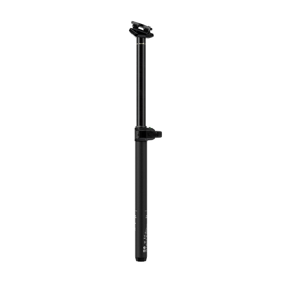 RockShox Reverb AXS B2 dropper seatpost with 30.9mm diameter, 348mm travel, 100mm offset, no remote, shown mounted on a bike.