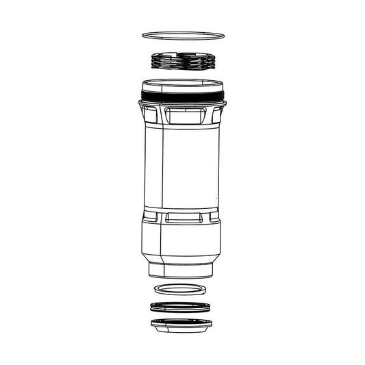 RockShox, ThruShaft Air Can for Super Deluxe, Progressive, 11.4118.059.010