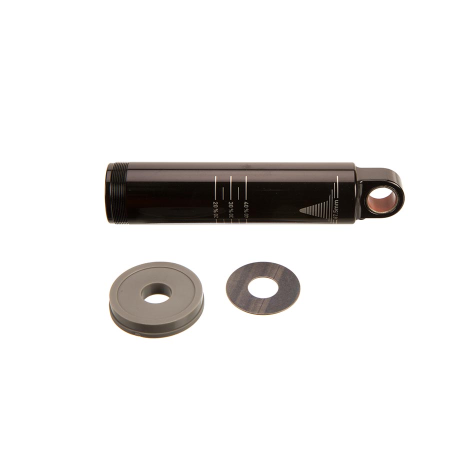 RockShox Super Deluxe C1 Damper Body for shock repair, 35mm standard size, high-quality mountain bike suspension component.