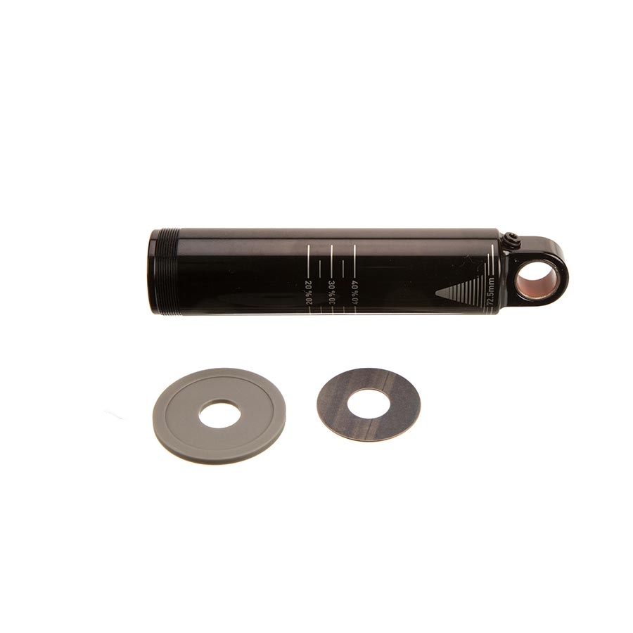 RockShox Super Deluxe C1 Damper Body for shock repair, standard 35mm size, replacement shock part with detailed components.