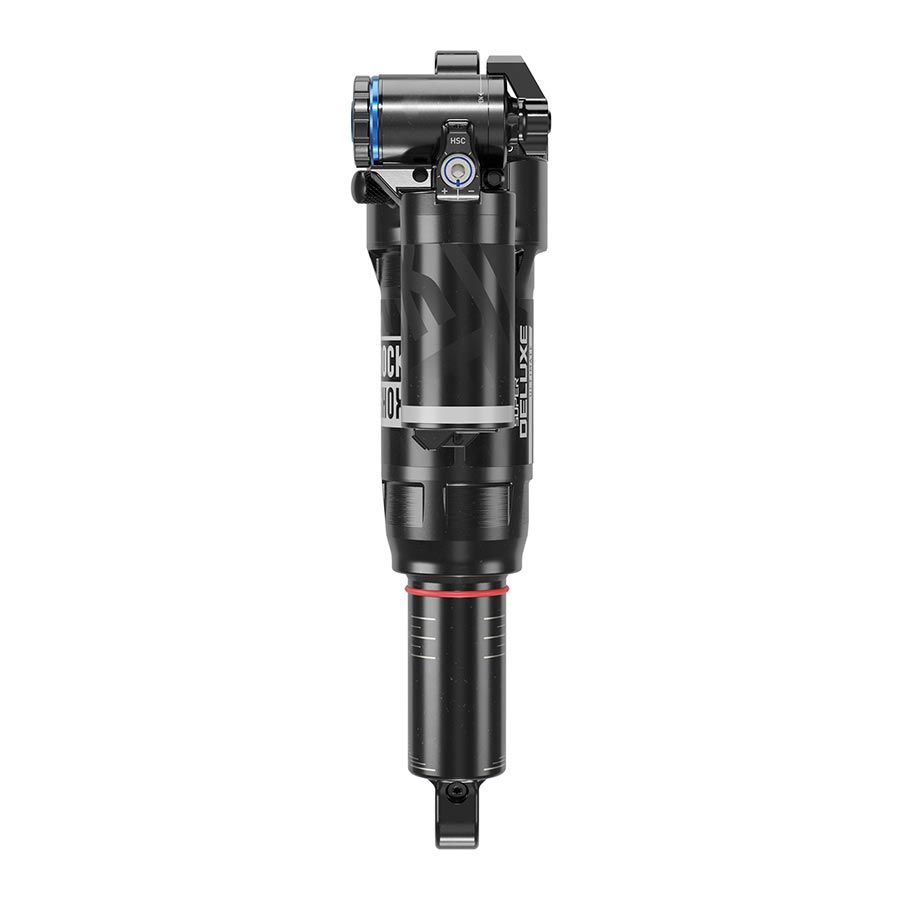 RockShox Super Deluxe Ultimate C2 rear shocks with standard eyelet, 230x65mm shaft, rebound, compression, and lockout features.