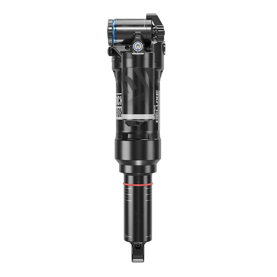 RockShox Super Deluxe Ultimate C2 rear shocks with eyelet mount, standard body, 230x65 shaft, lockout, and rebound adjustment.