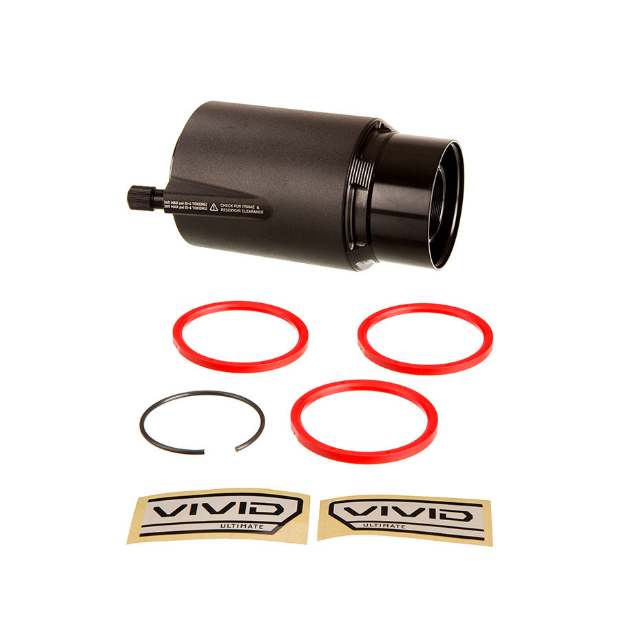 RockShox Vivid C1 Air Can shock repair part, 165-190x37.5-45mm, for shock absorber repair and maintenance.