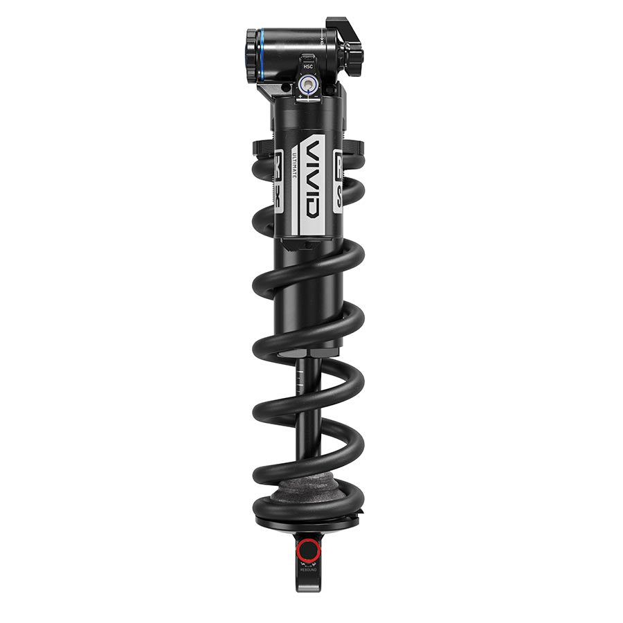 RockShox Vivid Coil Ultimate C1 rear shocks with hydraulic lockout and eyelet mounting for mountain bikes.