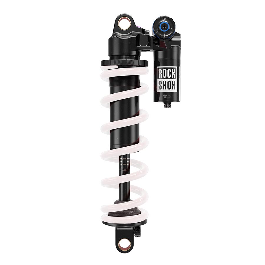 RockShox Vivid Coil Ultimate DH C1 rear shocks with hydraulic bottom-out and eyelet mounting for downhill mountain biking.