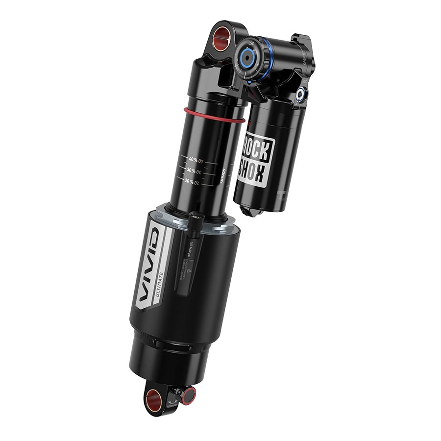 RockShox Vivid Ultimate C1 rear shocks with standard eyelet body and 250x75 shaft, designed for mountain bikes.