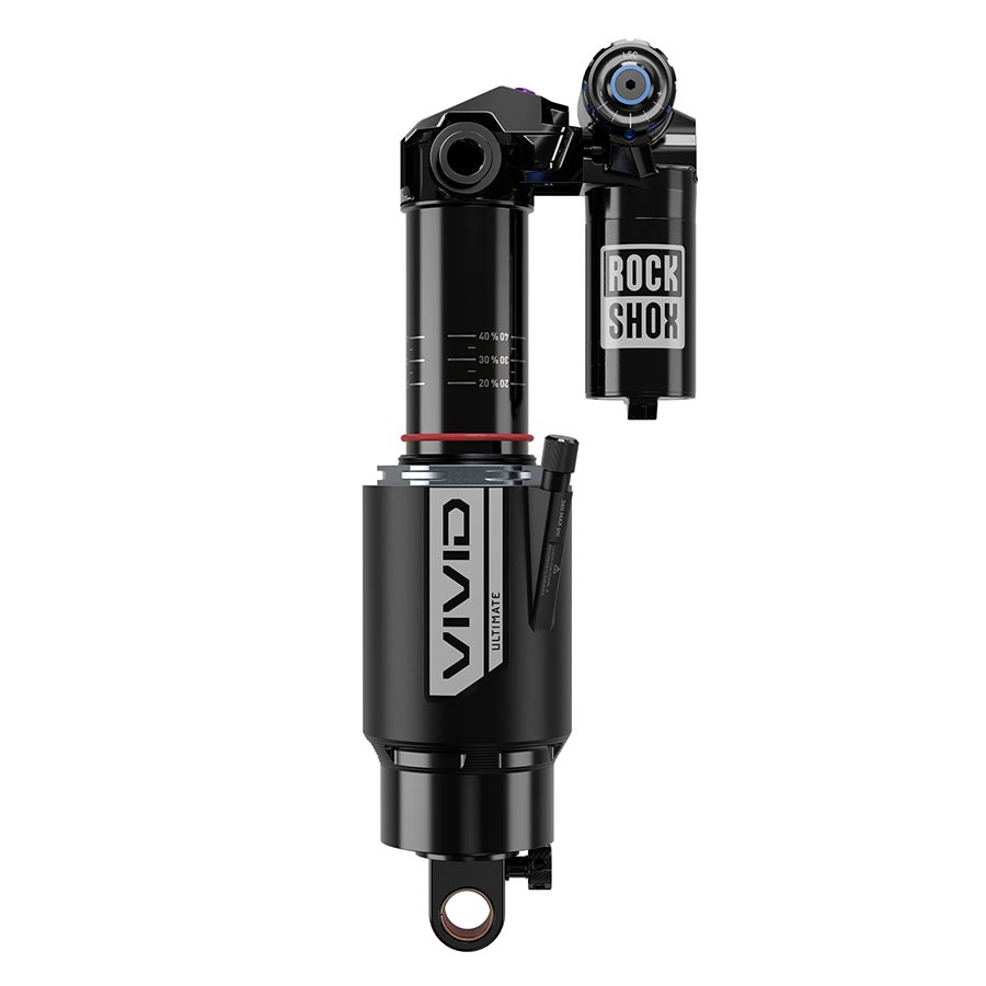 RockShox Vivid Ultimate C1 rear shocks with standard eyelet body and 2.1 token, designed for high performance mountain biking suspension.