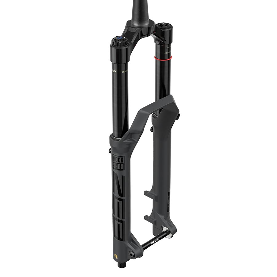 RockShox ZEB Ultimate A3 suspension forks for mountain bikes, 27.5 inch, black, with 190mm travel and 15x110mm thru-axle