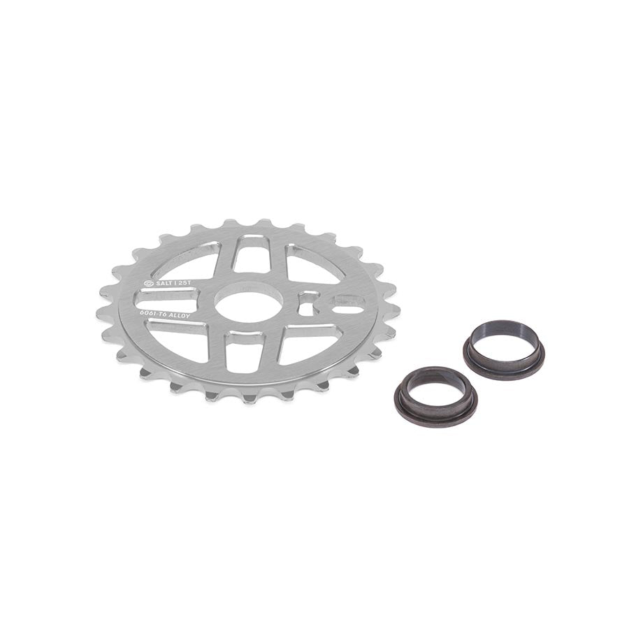 Salt, Pro, Chainring, Teeth: 25, 6061-T6 Aluminum, Black