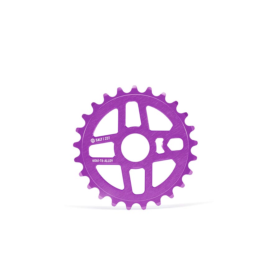 Salt, Pro, Chainring, Teeth: 25, 6061-T6 Aluminum, Black