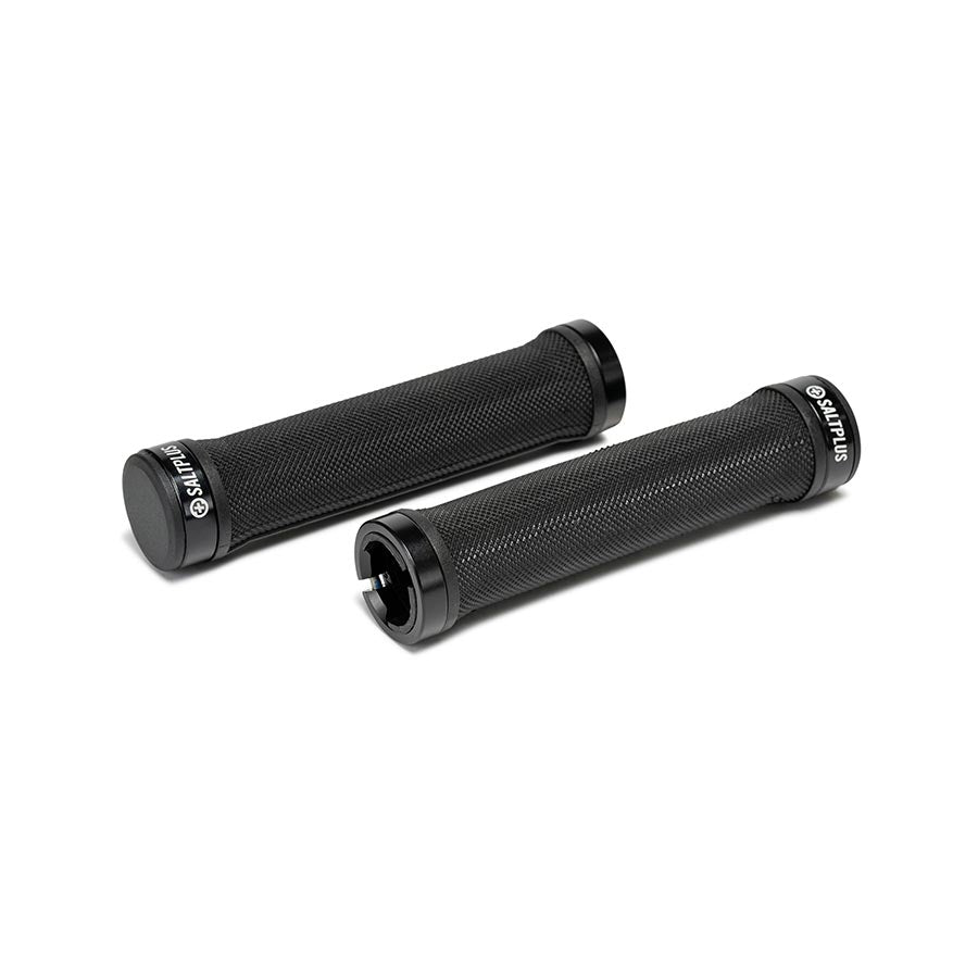 Salt Plus, Locked, Grips, 136mm, Black, Pair