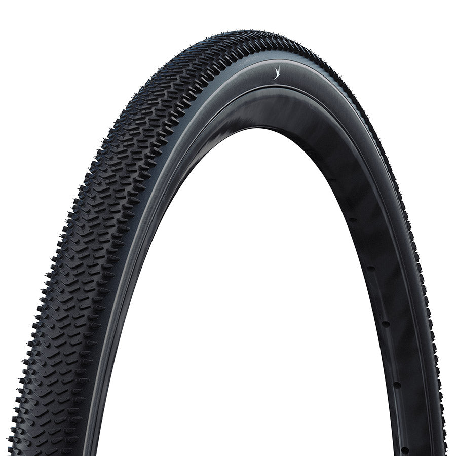 Schwalbe G-One R Pro gravel tires 28x1.35 folding tubeless-ready with Addix Race V-Guard tread for gravel cycling.
