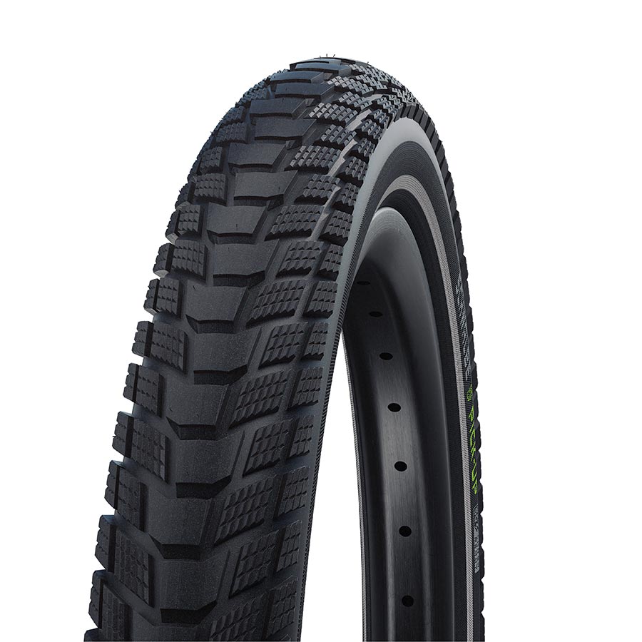 Schwalbe Pick-Up hybrid tires 20x2.35 with Addix E-Super Defense and wire clincher for versatile e-bike riding.