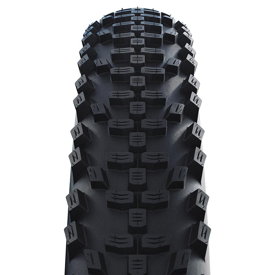 Schwalbe Smart Sam mountain tire in 12x1.85 inch with black wire clincher, K-Guard protection, 50 TPI, suitable for mountain biking.