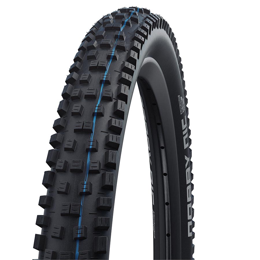 Schwalbe Nobby Nic mountain tire, 27.5 x 2.25, tubeless-ready, folding design with Addix Speedgrip rubber, black rubber tread