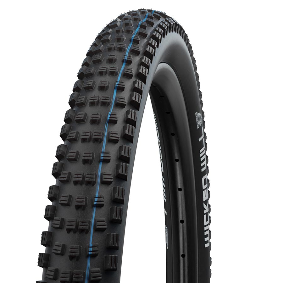 Schwalbe Wicked Will mountain tires 29x2.60 with tubeless-ready design, Addix SpeedGrip compound, black rubber tread for trail riding