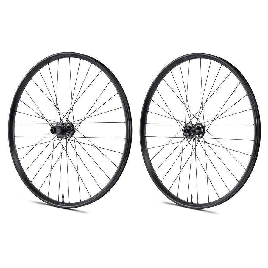 Seido Magnon wheels, 650b size, 584 holes, 32 spokes, 12mm thru-axle, 100mm rear, 142mm disc, 6-bolt pair