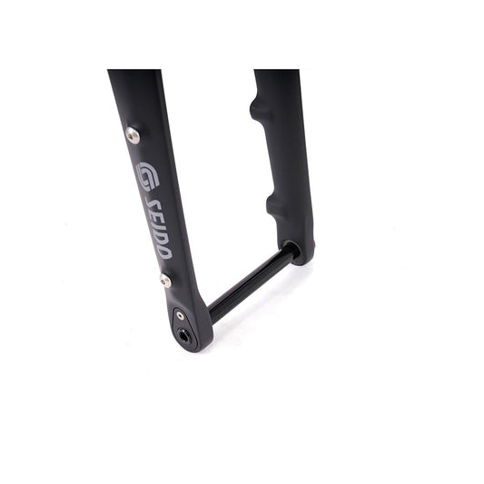 Seido, MGV, Fork, 700C/27.5'', 1-1/8''-1.5'', 12x100mm TA, Rake: 52mm, Black