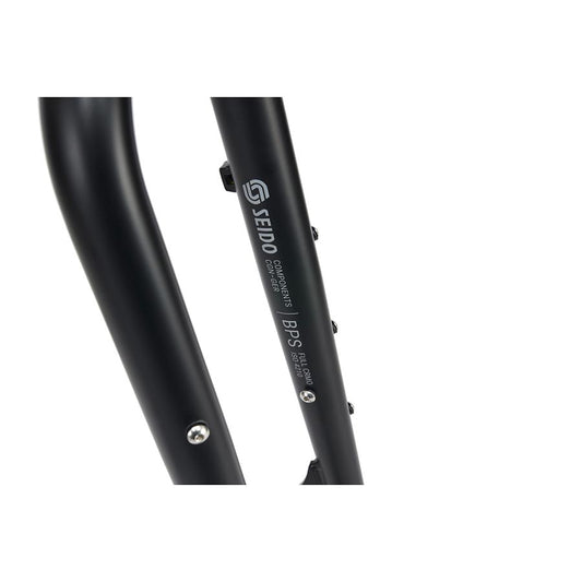 Seido, BPS, Fork, 700C/27.5'', 1-1/8''-1.5'', 15x110mm TA, Rake: 51mm, Black