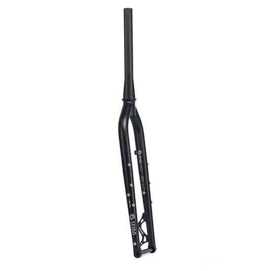 Seido, BPS, Fork, 700C/27.5'', 1-1/8''-1.5'', 15x110mm TA, Rake: 51mm, Black