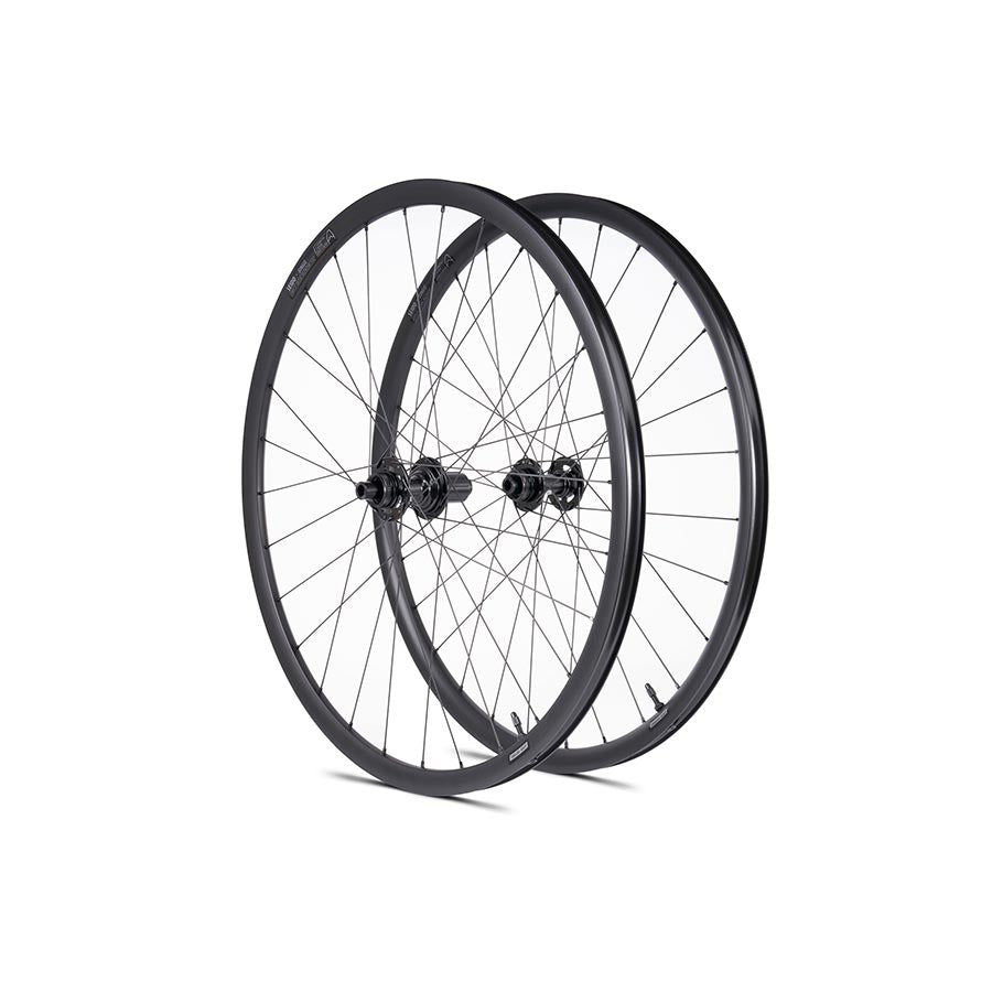 Pair of Seido Sinus 650b wheels with 584 holes, 28mm width, 12mm thru-axle, 100mm R, 142mm disc, center lock for bikes