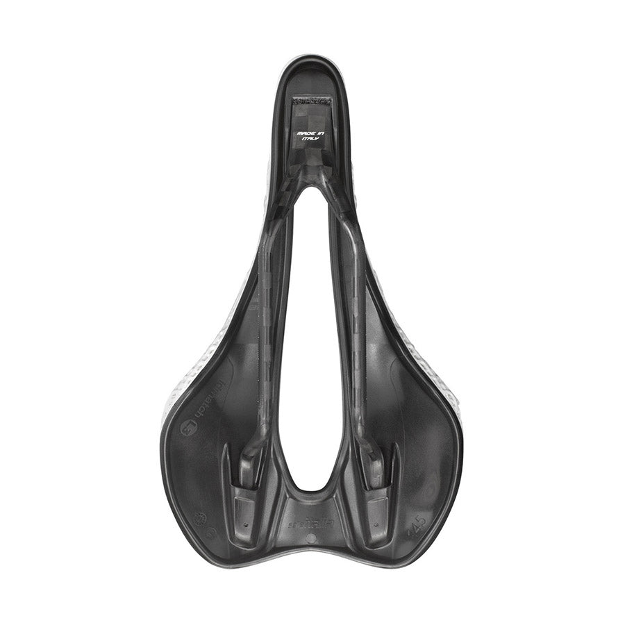 Selle Italia SLR 3D road saddle, 145mm width, lightweight 129g, white men's bike saddle with ergonomic design