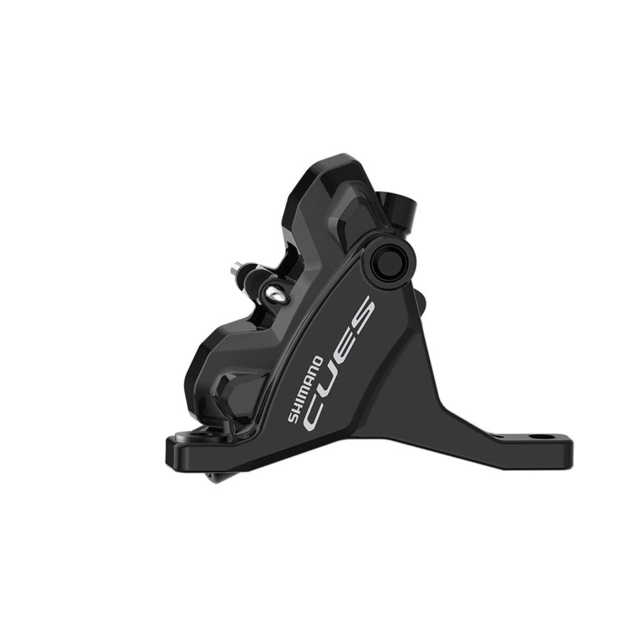 Shimano CUES BR-U6030 MTB hydraulic disc brake front flat mount with 160 or 180mm rotor, black color, no rotor included.