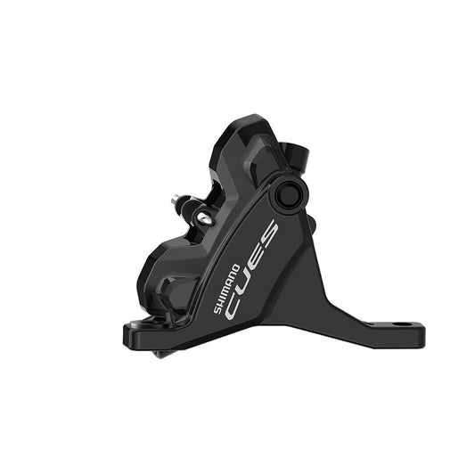 Shimano CUES BR-U6030 MTB hydraulic disc brake front flat mount with 160 or 180mm rotor, black color, no rotor included.