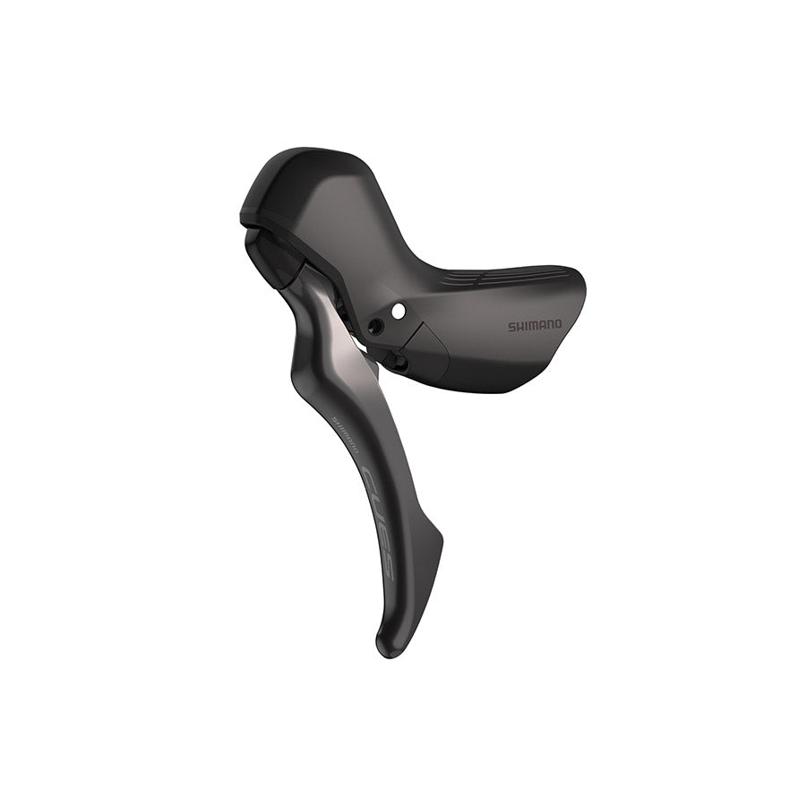 Shimano CUES ST-U6030-L road shifter-brake lever in black, designed for speed and control on road bikes.