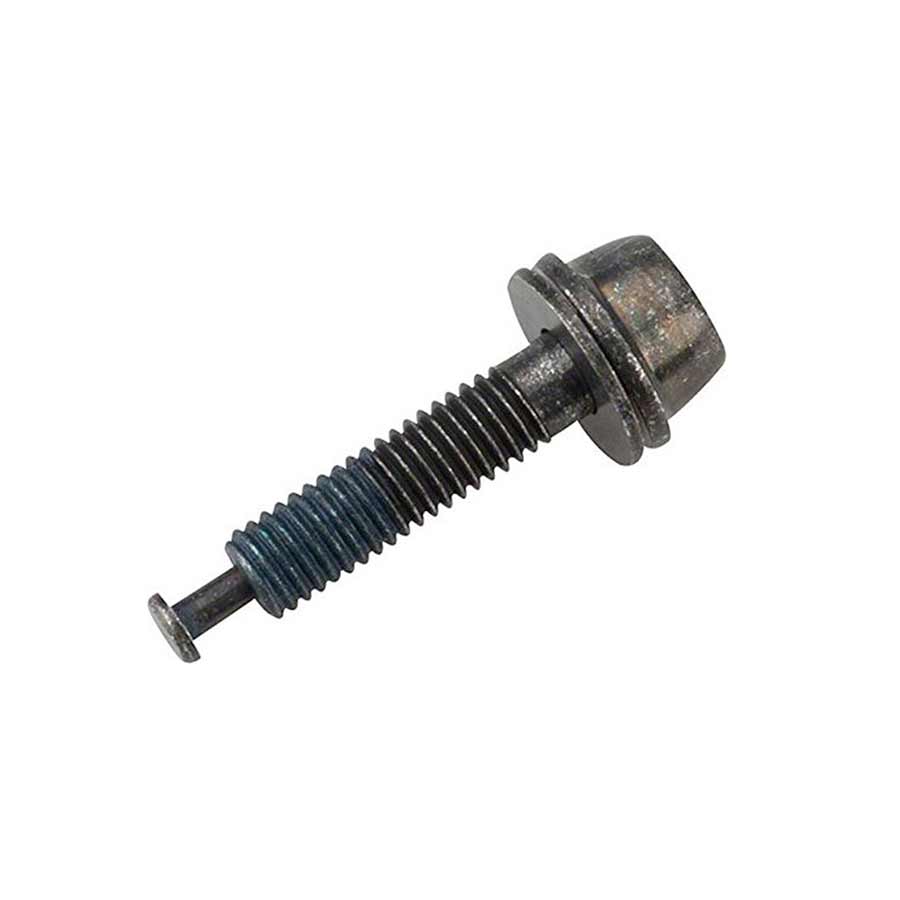 Shimano rear disc brake caliper bolts, 10mm size, for disc brake system maintenance and repair.