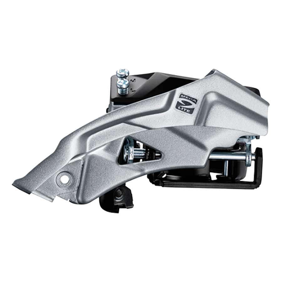 Shimano Altus FD-M2000 front derailleur for MTB bikes, down-swing, dual pull, compatible with 28.6mm to 34.9mm seat tubes