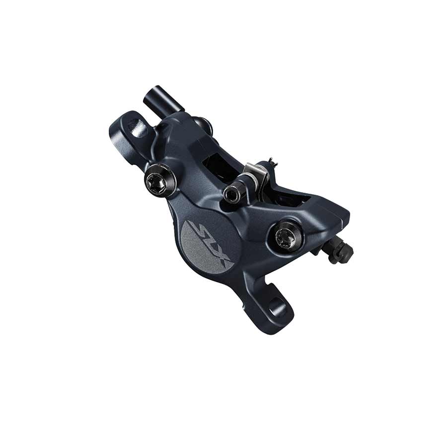 Shimano SLX BL-M7100 and BR-M7100 MTB hydraulic disc brakes set, front post mount, black, lightweight, includes brake lever and caliper