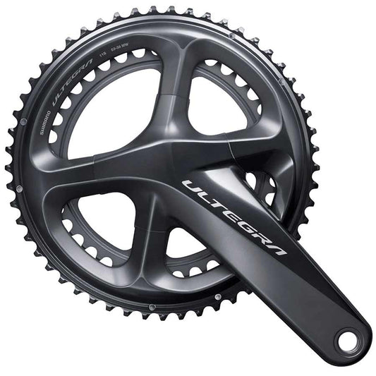 Shimano, Ultegra FC-R8000, Crankset, Road Disc, 11 sp., 24mm, 39/53T, BCD:110, Hollowtech II, 172.5mm, Grey