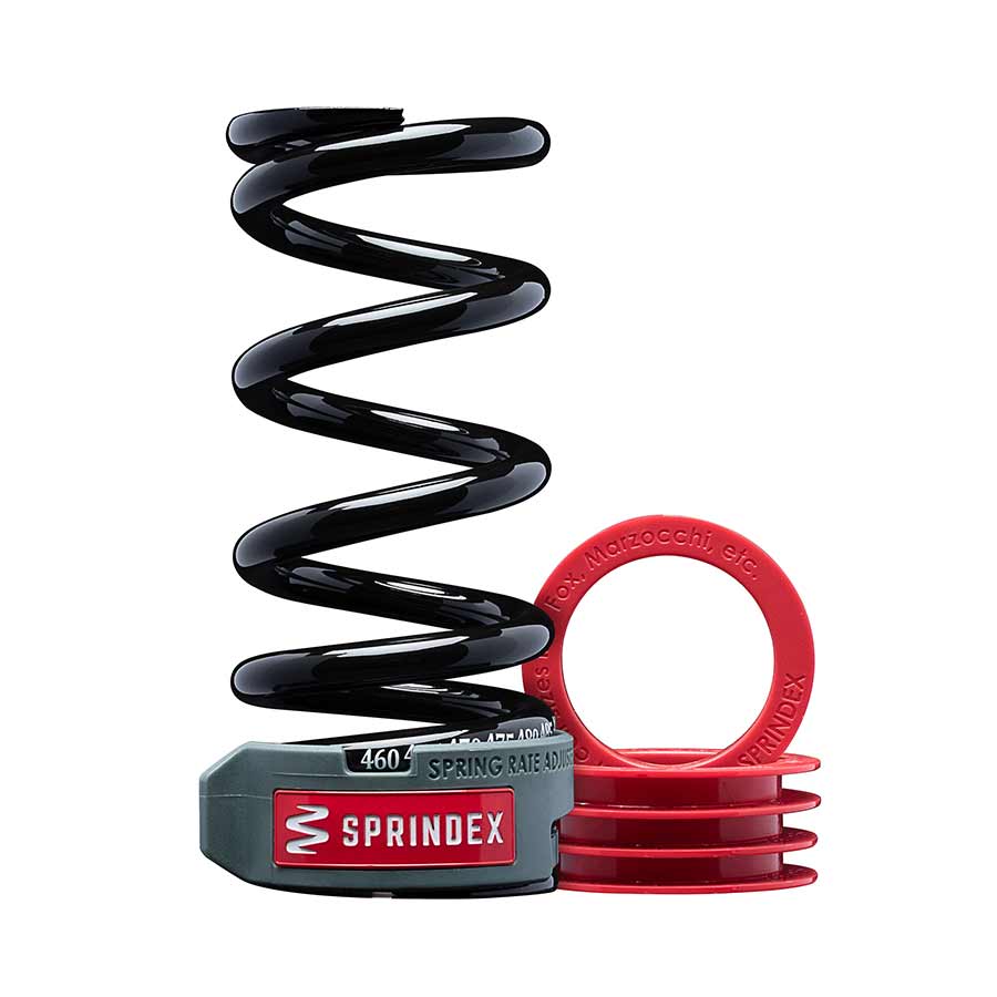Sprindex shock replacement coil springs in 126x55mm, 380-430lb, designed for vehicle suspension repair.